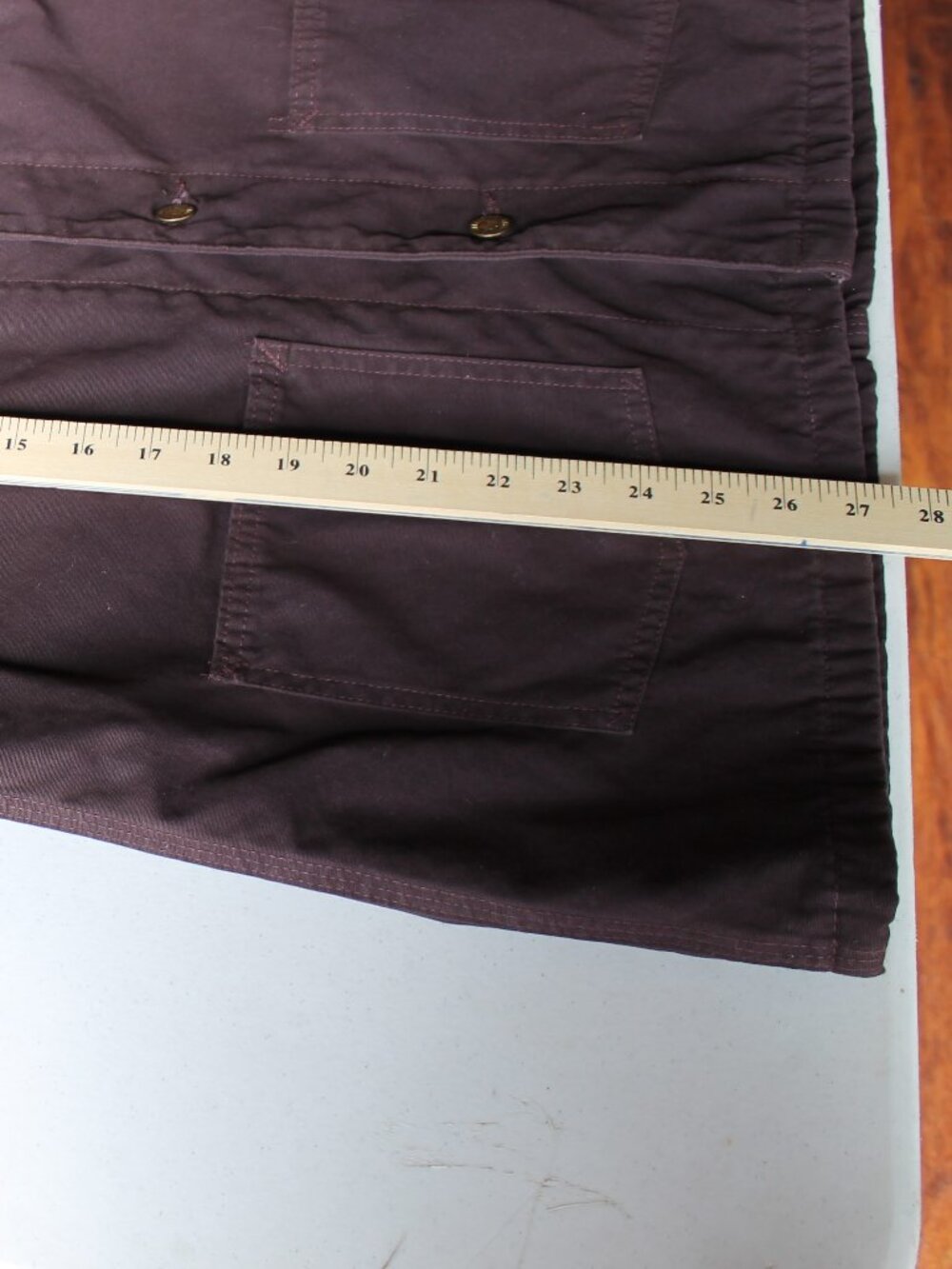 Carhartt Women Plaid Lined Canvas Work Jacket Corduroy Collar Purple Medium - Picture 5 of 8